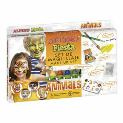 Conjunto animais 6 unidades de 5 grs