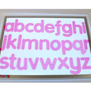 Letras Cor-de-Rosa