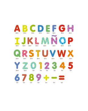 Decoração Magnética Letras e Números / brinquedo magnético / geladeira / letras magnéticas