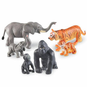 Animais da selva: mães e bebês gigantes
