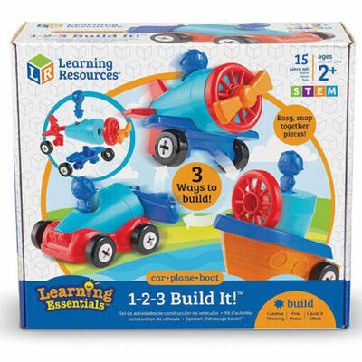 3 em 1 Build It: Carro Avião