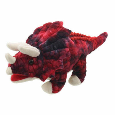 Bebê Triceratops Vermelho