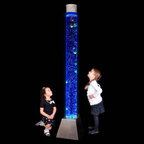 Tubo de bolha sensorial com peixe 183 cm