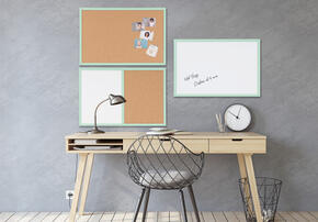 Placa de combinação com moldura pastel - Verde