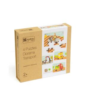 4 Puzzles - Diorama Transporte