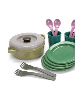 Conjunto de Jantar em Rede - 4 Pessoas - Reciclagem