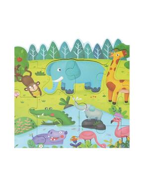 Puzzle 4 em 1 Grow Up - Quatro Estações dos Animais
