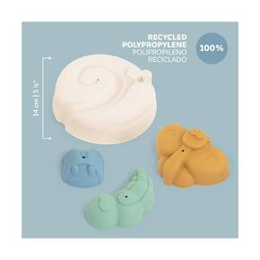 Conjunto moldes de areia - 4 peças