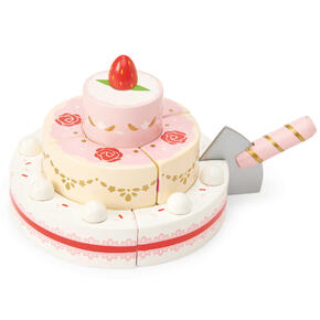 Bolo de casamento de morango 