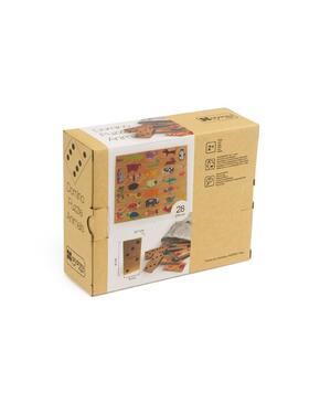 Dominó e puzzle de animais 