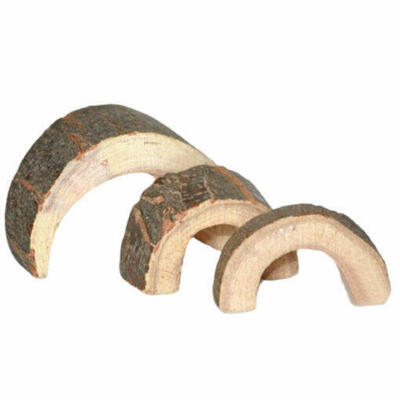 Mini arcos de madeira natural para Minimundos