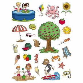 Gomets de verão – 12 folhas