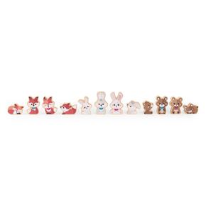 Conjunto 2 coelhos mãe e filho