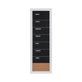 Quadro planeador semanal combo essencial - Branco