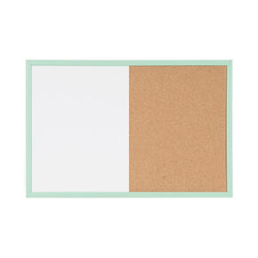 Placa de combinação com moldura pastel - Verde