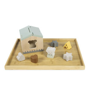Conjunto 2 Bandejas de Bambu Montessori
