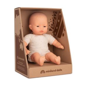 Boneco Asiático de Corpo Macio 32 cm