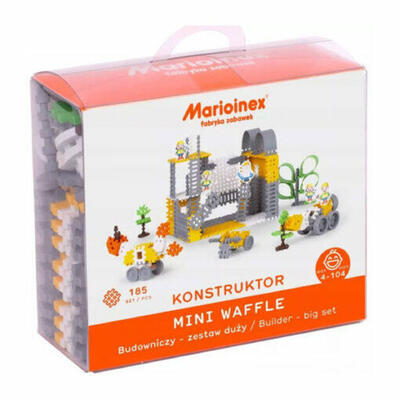 Conjunto de construção Marioinex Mini Waffles 138 peças