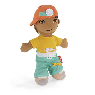 Menino latinoamericano em tecido 