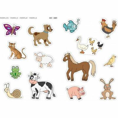 Gomets Maxi Animais – 2 Folhas A4