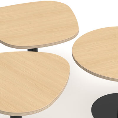 Mesa de Reunião BLOOM Triangular Bétula