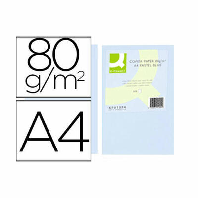 Papel colorido Q-connect din A4 pacote de 500 folhas