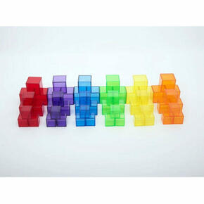 Conjunto de cubos translúcidos