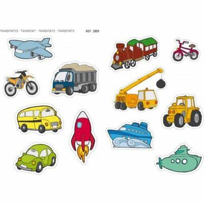 Veículos Gomets Maxi – 2 Folhas A4