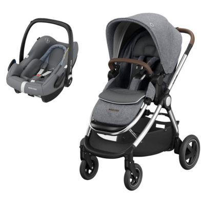 Pack Adorra 2 Luxe Twillic Grey + Rock Essential Grey 