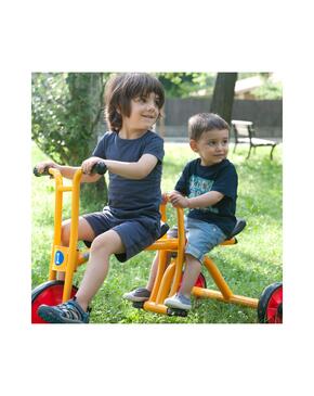 Triciclo Duplo Taxi 3-7 anos 
