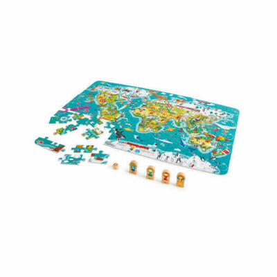Puzzle ao redor do mundo (2 em 1) – 105 peças