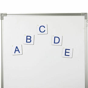 Letras maiúsculas magnéticas grandes