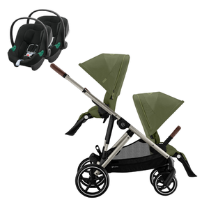 Pack Gazelle S + Assento Extra Gazelle S + Aton B2 (x2)
