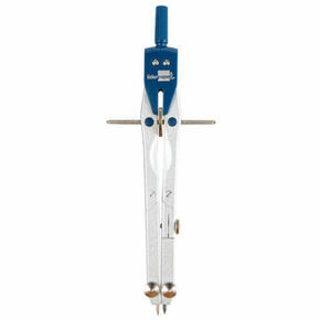 Bússola micrométrica de papel com adaptador.