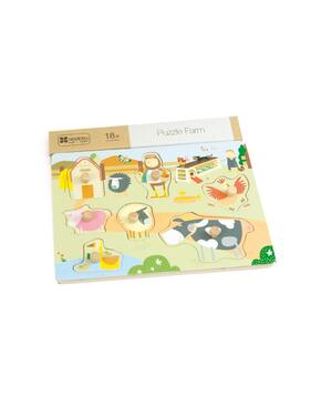 Puzzle Quinta de madeira para nidificação