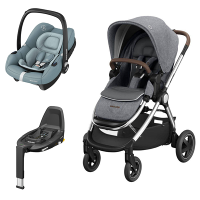 Pack Adorra 2 Luxe Twillic Grey + Tinca Essential Grey + FamilyFix 3