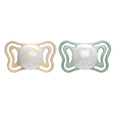 Chupeta Physio Light Lumi Silicone - 2 Pçs