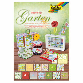 Bloco com Estampas: Jardim