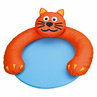 Parque de espuma em forma de gato