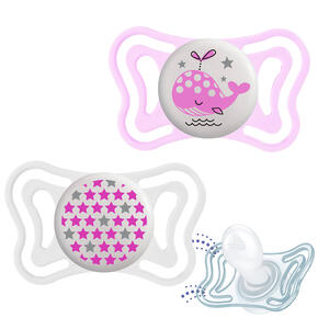 Chupeta Physio Light Lumi Silicone - 2pçs