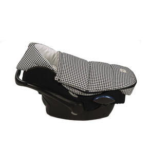Saco térmico 2 em 1 - inverno - I Love Vichy Preto 