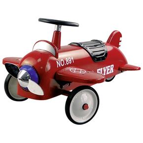 Avião de empurrar vermelho