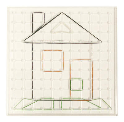 Conjunto De 6 Geoplanos Transparentes
