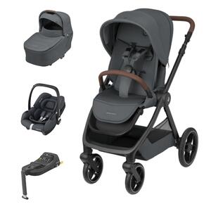 Pack Oxford+(carrinho+alcofa) + CabrioFix i-Size + Base CabrioFix i-Size