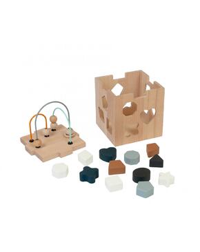 Blocos de cubo de madeira / Atividades CUBOS DE MADEIRA