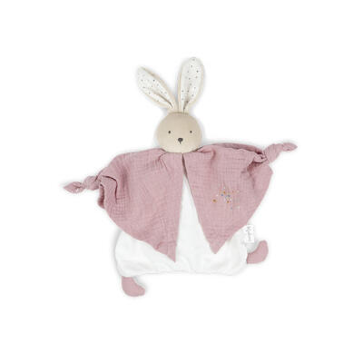 Algodão orgânico Doudou Rabbit Rosa
