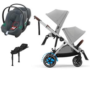 Pack e-Gazelle S + Segundo Assento Gazelle S + Aton B2(x2) + Base One(x2)