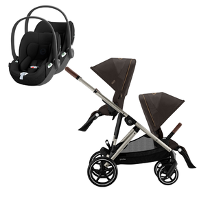Pack Gazelle S + Assento Extra Gazelle S + Cloud T i-Size (x2) 