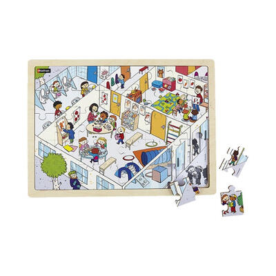 Puzzle De Madeira - Colégio