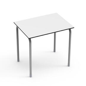 Mesa DESK21 U retangular individual fixa